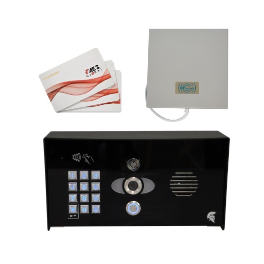 AES Praetorian IP Video Intercom Pedestal w/ Keypad & Prox (US & Canada) (Intercoms)