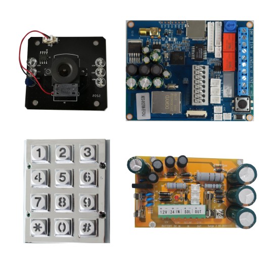 AES Yellow Board, Keypad, SURGE2, 24V PSU and Leads (PRIME5, CellComPlus and CellCom 3G to PRIME7 4G Upgrade Kit) - PRIME-4G-UPGRADE-KIT