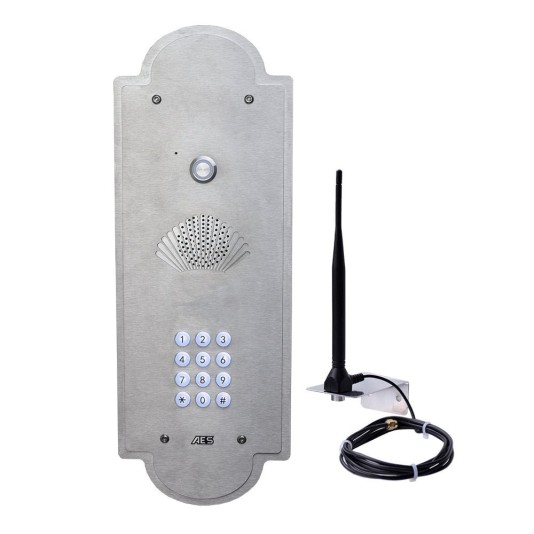 AES Cellcom PRIME7 Vintage Flush Mount with Keypad (Stainless Steel)