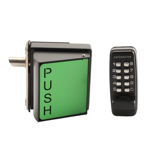 GateMaster Left-Hand Surface Mount Digital Gate Lock with Quick Exit Pad - SBQEDGLWL (Default)