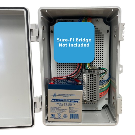 Sure-Fi Powered Enclosure - Single Controller Interface