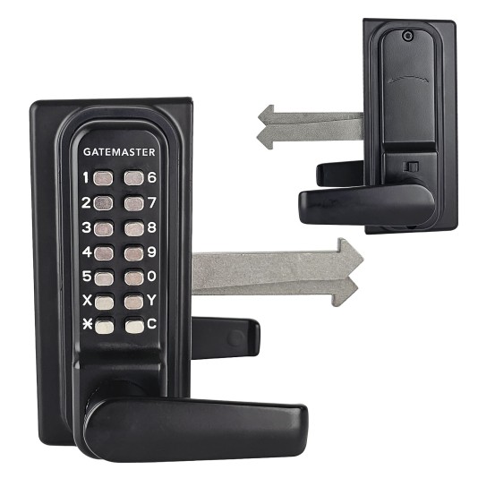 AES GateMaster Surface-Fixed Digital Sliding Gate Lock - Double-Sided - 60mm Gate Frames - SGLD60