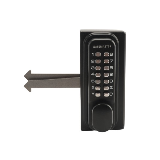 AES GateMaster Surface-Fixed Digital Sliding Gate Lock - Double-Sided - 60mm Gate Frames - SGLD60