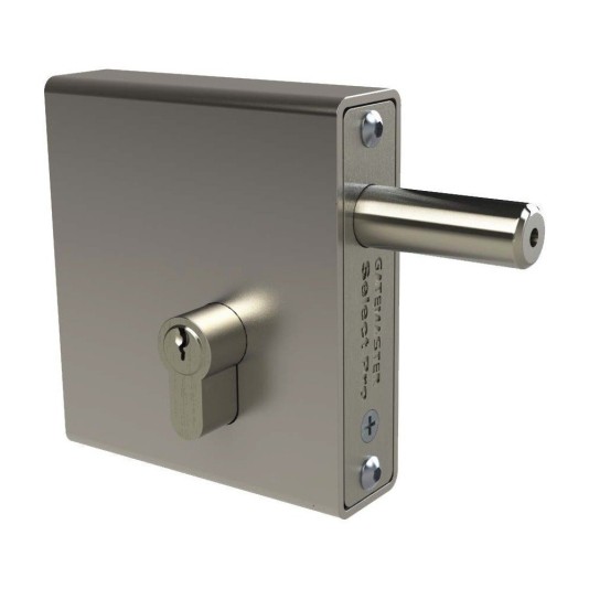 AES GateMaster Weld-In Keyed Deadlock, 30mm Case Width - SWD1630