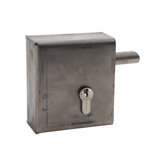 AES Gatemaster Weld-In Long Throw Keyed Latch, 50mm Case Width - SWKLLT1650