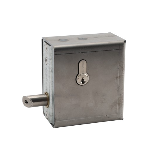 AES Gatemaster Weld-In Long Throw Keyed Latch, 60mm Case Width - SWKLLT1660