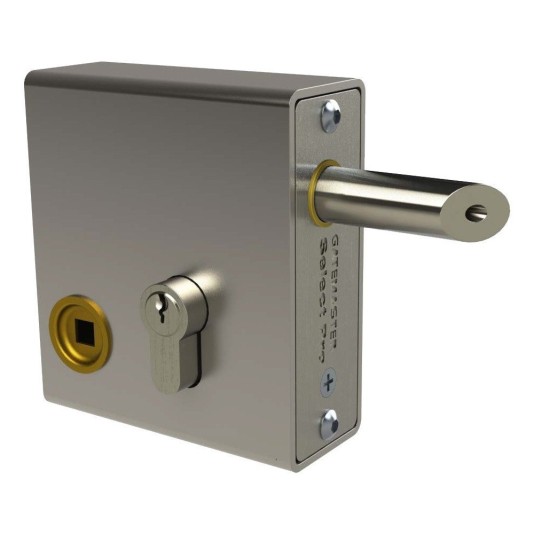 AES GateMaster Weld-In Latch Deadlock With Handle, 60mm Case Width - SWLD1660