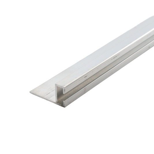 GateArms+ 5 ft. LED Retainer Track - 90 Degree Immediate-Turn Flange (Unpainted Aluminum) (GateArmsPLUS)