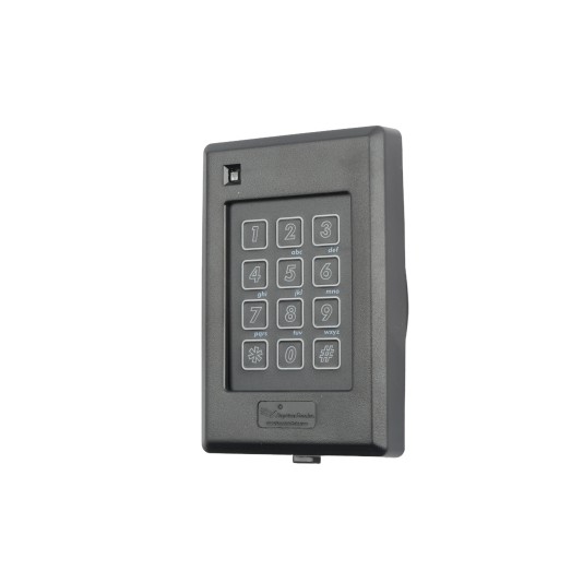 EMX TRES Proximity Reader, Includes Switch-Plate & Keypad, 7" Read Range, 26-Bit Wiegand Output & HID or AWID Formats - TRES-100-P-640-HA