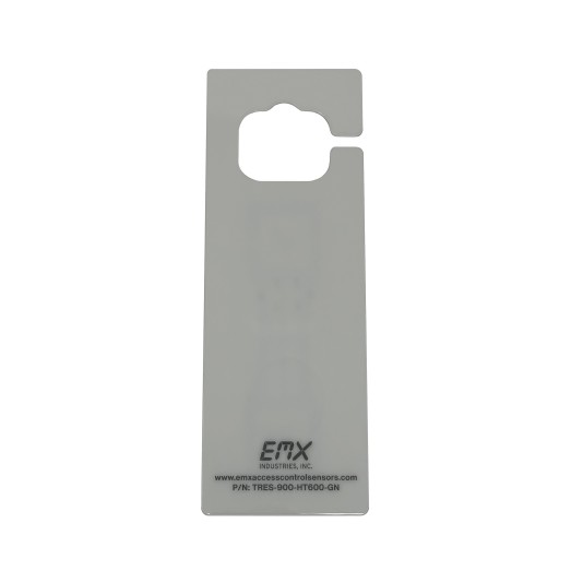 EMX TRES 900 Passive Hang Tag With Generic TRES Graphic No Number (6.0" X 2.125" X 0.04") - TRES-900-HT600-GN