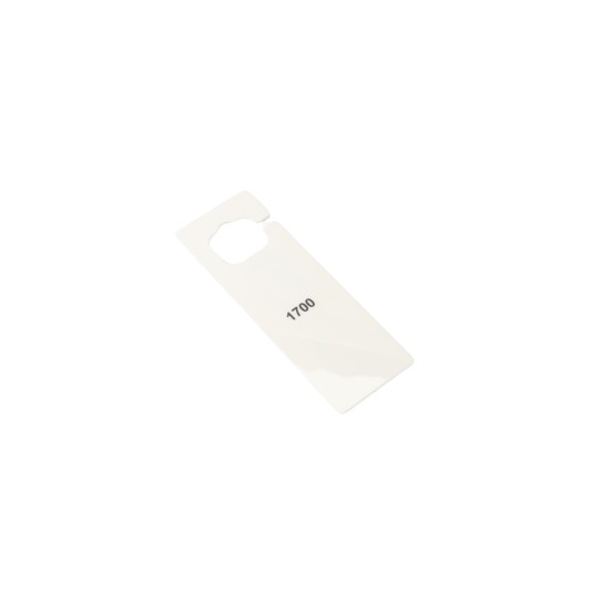 EMX TRES 900 Passive Hang Tag With White Color Finish (6.0" X 2.125" X 0.04") - TRES-900-HT600-W