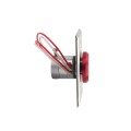 BEA 2" Delayed Action Jamb "Push to Exit" Button (Text Only, Red) - 10ACPBDA2