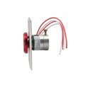 BEA 2" Delayed Action Jamb "Push to Exit" Button (Text Only, Red) - 10ACPBDA2
