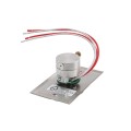 BEA 2" Delayed Action Jamb "Push to Exit" Button (Text Only, Red) - 10ACPBDA2