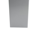 BEA 4ft Bollard for 4.5" Round or 4.75" Square Push Plates (Silver) - 10BOLLARDSLV
