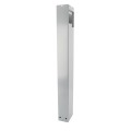 BEA 4ft Bollard for 4.5" Round or 4.75" Square Push Plates (Silver) - 10BOLLARDSLV