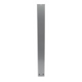 BEA 4ft Bollard for 4.5" Round or 4.75" Square Push Plates (Silver) - 10BOLLARDSLV