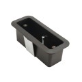 ADA Compliant BEA 1.5" x 4.75" Jamb Flush Mount Box for Push Plates - 10BOXJAMBFM