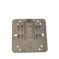 ADA Compliant BEA 4.75" Square Push to Open Wireless Push Plate (Text & Accessibility Logo, 433 MHz) - 10EMS4751