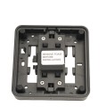 ADA Compliant BEA 4.75" Square Push to Open Wireless Push Plate (Text & Accessibility Logo, 433 MHz) - 10EMS4751