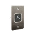 BEA 10MS41 Touchless Magic Wave to Open Actuator Single Gang Plate (Accessibility Logo Only, Stainless Steel) - 10MS41-SPAL