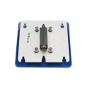 ADA Compliant BEA 4.75" Square Stainless Steel Push to Open Push Plate (Text & Blue Accessibility Logo) - 10PBS1B