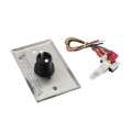 BEA Single Gang LED Illuminated "Push to Lock" Actuator "Locked When Lit" (Text Only) - 10PTLBUTTON