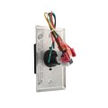 BEA Single Gang LED Illuminated "Push to Lock" Actuator "Locked When Lit" (Text Only) - 10PTLBUTTON