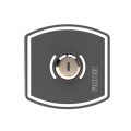 ZERO.K key-switch, recess mount