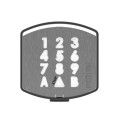 ZERO.DGT digital keypad, surface mount