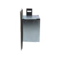 Flush Mount Keyswitch with Changeable Mortise Core Cylinder (NEMA 1 - 15 amp @ 125/250V AC) - MMTC 1KF-CC