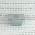 Flush Mount Keyswitch with Changeable Mortise Core Cylinder (NEMA 1 - 15 amp @ 125/250V AC) - MMTC 1KF-CC
