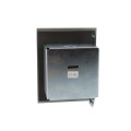 Flush Mount Keyswitch with Changeable Mortise Core Cylinder (NEMA 1 - 15 amp @ 125/250V AC) - MMTC 1KF-CC