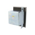 Flush Mount Keyswitch with Changeable Mortise Core Cylinder (NEMA 1 - 15 amp @ 125/250V AC) - MMTC 1KF-CC