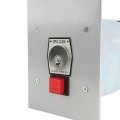 Flush Mount Keyswitch with Stop - MMTC 1KFS