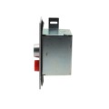 Exterior Flush Mount Keyswitch w/ Changeable Core Cylinder and Stop Button - MMTC 1KFSX-CC (Keyswitches)