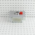 Exterior Flush Mount Keyswitch S-Type w/ Large Format Cylinder and Stop Button