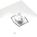 Exterior Flush Mount Open-Close Best Core Cylinder (NEMA 1 - 15 amp @ 125/250V AC) - MMTC 1KFX-BC