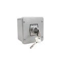 Surface Mounted Tamperproof Open-Close Keyswitch with Best Core Cylinder (NEMA 4 - 15 amp @ 125/250V AC) - MMTC 1KX-BC