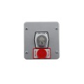 Surface Mounted Open-Close Keyswitch with Best Core Mortise Cylinder (NEMA 4 - 15 amp @ 125/250V AC) - MMTC 1KXS-BC