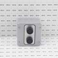 Two Button Exterior Surface Mounted Control Station (NEMA 4 - 6 amp @ 125/250V AC) Aluminum - MMTC 2BX