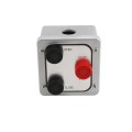 Three Button Exterior Surface Mounted Control Station (NEMA 4 - 6 amp @ 125/250V AC) Aluminum - MMTC 3BX
