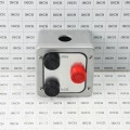 Three Button Exterior Surface Mounted Control Station (NEMA 4 - 6 amp @ 125/250V AC) Aluminum - MMTC 3BX
