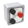 NEMA 4 Three Button Exterior Control w Lockout Surface Mount - MMTC 3BXL