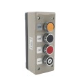 Three Button Exterior Surface Mounted Open-Close -Stop Control Station (NEMA 4 - 12 amp @ 600V AC) - MMTC 3BXLT