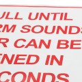 BEA Signage for Delayed Egress - 50-0336 (Default)