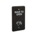 BEA MS31 Magic "Wave to Open" Single Gang Actuator Faceplate (Text & Logo, Black) - 70-5833