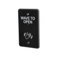 BEA MS31 Magic "Wave to Open" Single Gang Actuator Faceplate (Text & Logo, Black) - 70-5833