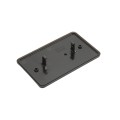 BEA MS31 Magic "Wave to Open" Single Gang Actuator Faceplate (Text & Logo, Black) - 70-5833
