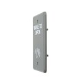 BEA MS31 Magic "Wave to Open" Single Gang Actuator Faceplate (Text & Logo, Gray) - 70-5836